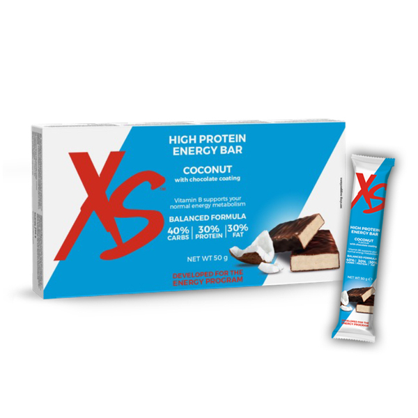 High Protein Energy Bar XS™ – Kookospähklimaitseline šokolaadikattega (127731)